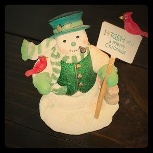 I-Rish You A Merry Christmas Snowman